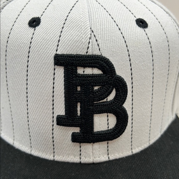 Playboy SnapBack baseball cap.  Pinstripes - Picture 4 of 12